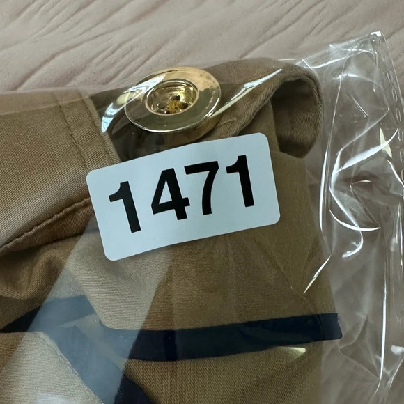 Charter Club Brown military Style Jacket with Gold Buttons Sz L #1471 - Picture 7 of 7